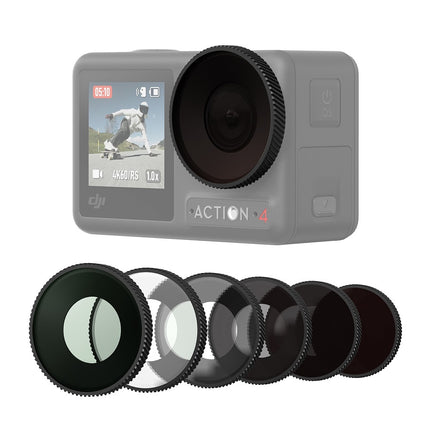 aMagisn ND UV CPL Filter Set for DJI Action 5 Pro 4 3 – Waterproof Scratch-Resistant Lens Kit