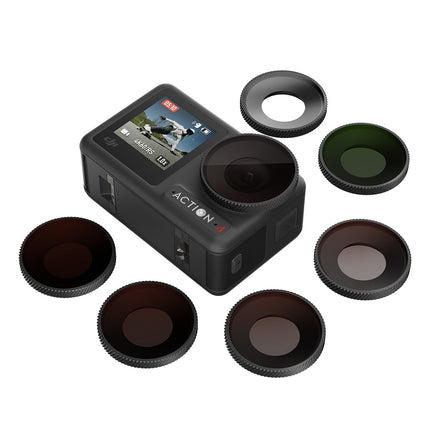 aMagisn ND UV CPL Filter Set for DJI Action 5 Pro 4 3 – Waterproof Scratch-Resistant Lens Kit
