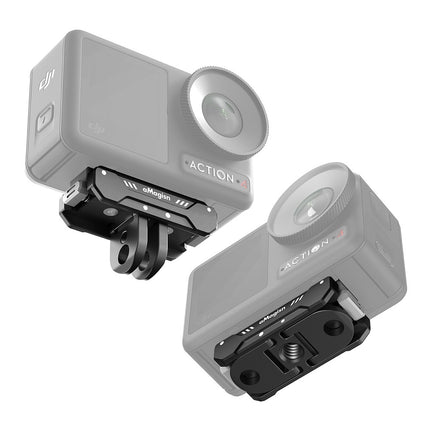 aMagisn Magnetic Quick Release Mount for DJI Osmo Action 3 4 5 – Compact and Secure