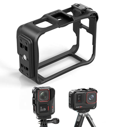 aMagisn Protective Frame for Insta360 Ace Pro & Ace Pro 2 - Horizontal Vertical Mount, Cold Shoe