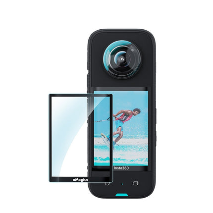 aMagisn Tempered Glass Screen Protector for Insta360 X3 – 9H Hardness, Anti-Scratch, HD Clarity