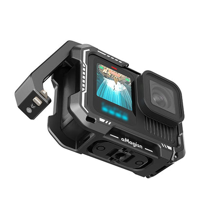 aMagisn Metal Cage Premium Aluminum Alloy Frame Case for GoPro Hero 13 12 11 10 9 Camera