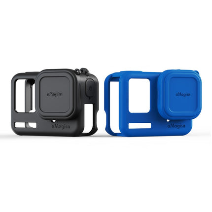 aMagisn Silicone Protective Frame Case for Insta360 Ace & Ace Pro Camera w/ Lens Cover