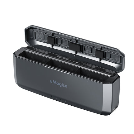 aMagisn 3-Slot Storage Battery Charger & Power Bank 7710mAh for Insta360 Ace Pro, Ace Cameras & Digital Devices AC11