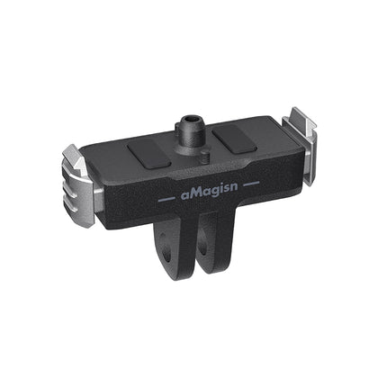 aMagisn Plastic Quick Release Mount for GoPro Hero 13 with Built-in Magnet and Secure Lock
