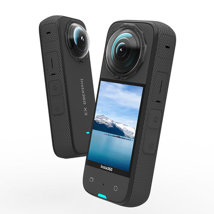 aMagisn Insta360 X3 Sticky Lens Guards – Ripple-Free, Scratch-Resistant, Tough Protective Set