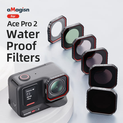 Waterproof ND CPL UV Filter Set for Insta360 Ace Pro 2 – Scratch-Resistant Lens Protector Accessory