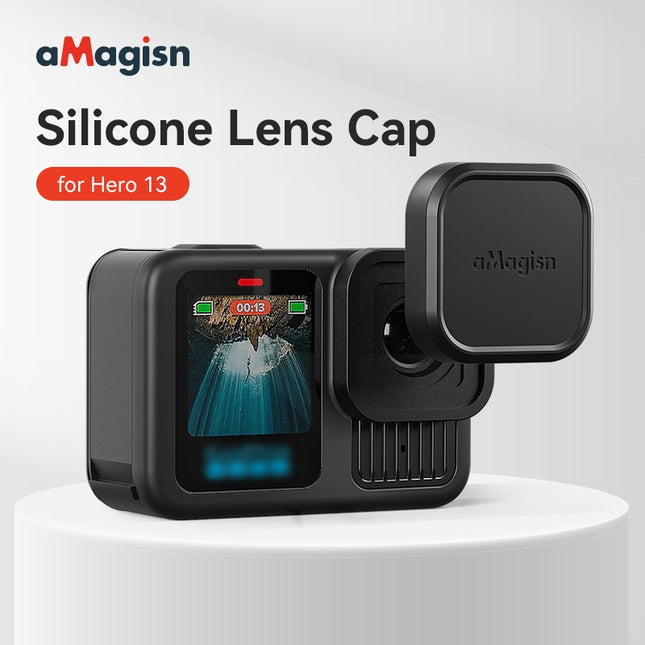 aMagisn Silicone Protective Lens Cap for GoPro Hero 13 Action Camera – Anti-Shock & Dustproof AP12