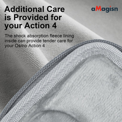 aMagisn Protective Camera Bag for DJI Osmo Action Osmo 5 Pro/4/3 – Compact Shockproof Shell Case