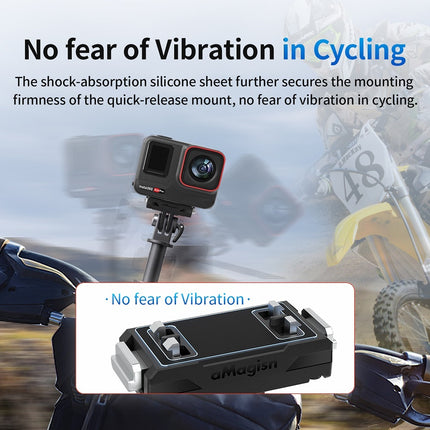 aMagisn Insta360 X5 / Ace Pro / Pro 2 Magnetic Mount with Claw Lock – Lightweight, Secure, Durable