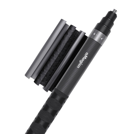 aMagisn 1.2M Ultra-Light Carbon Fiber Selfie Stick for Action Cameras – 112g Monopod Telescopic Pole
