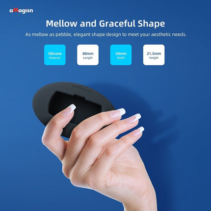 aMagisn Silicone Stand Base Holder for Insta360 X3 Anti Slip Desktop Support OveerUps