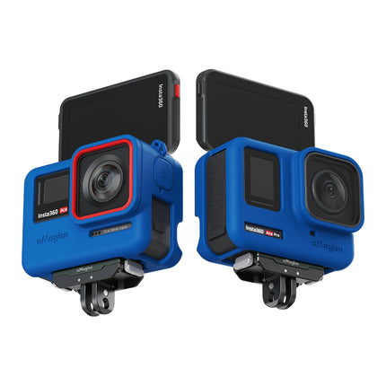 aMagisn Silicone Protective Frame Case for Insta360 Ace & Ace Pro Camera w/ Lens Cover