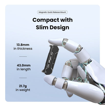 aMagisn Magnetic Quick Release Mount for DJI Osmo Action 3 4 5 – Compact and Secure