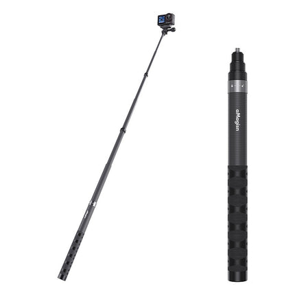 aMagisn Extendable Carbon Fiber Selfie Stick Insta360 X5 X4 X3 GO 3/3S Ultra etc OveerUps