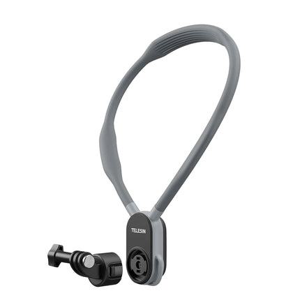 Telesin Quick-Release 2.0 Silicone Neck Holder Mount for Action Cameras etc S2-HNB-01