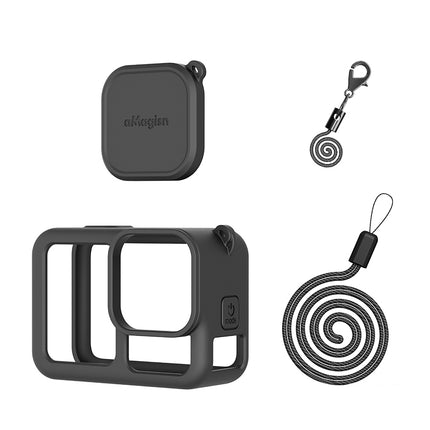 aMagisn Silicone Cover Case w/ Strap for GoPro Hero 13 Camera AP11