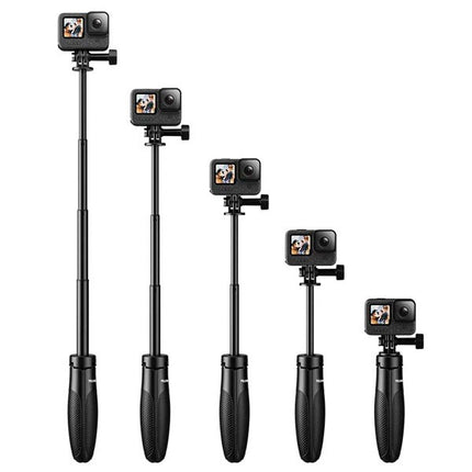 Telesin New Edition Mini Desktop Extendable Stick Monopod w/ Tripod Stand for Action Cameras Telesin