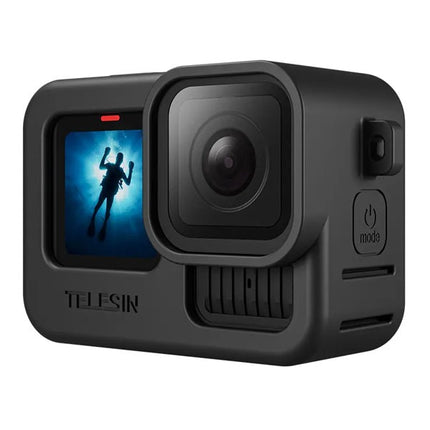 Telesin Silicone Protective Cover Case w/ Strap GoPro Hero 13, 12, 11, 10, 9 Cameras S6-PTC-010-TGP