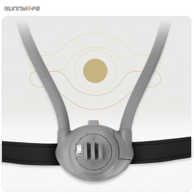 Sunnylife 360° Rotation Magnetic Silicone Neck Mount for Action Cameras Gopro, DJI Osmo, Insta360, SJCAM, etc ZJ847 Sunnylife
