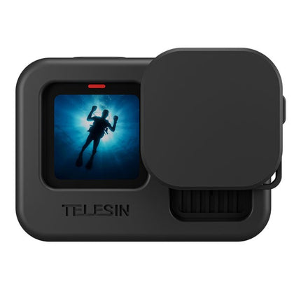 Telesin Silicone Protective Cover Case w/ Strap GoPro Hero 13, 12, 11, 10, 9 Cameras S6-PTC-010-TGP
