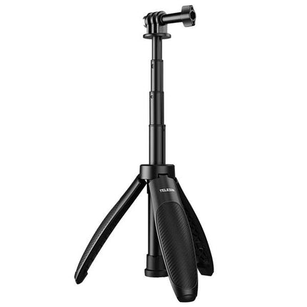 Telesin New Edition Mini Desktop Extendable Stick Monopod w/ Tripod Stand for Action Cameras Telesin