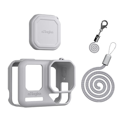 aMagisn Silicone Cover Case w/ Strap for Insta360 Ace Pro 2 Camera AC24