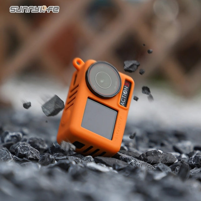 Sunnylife Silicone Cover Case w/ Strap for DJI Osmo Action 5 Pro Camera OA5-BHT885 Sunnylife
