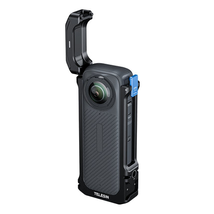 Telesin Metal Frame Expansion Case for Insta360 X4 Camera S6-FMS-12-TIS