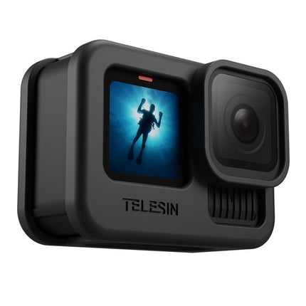 Telesin Silicone Protective Cover Case w/ Strap GoPro Hero 13, 12, 11, 10, 9 Cameras S6-PTC-010-TGP