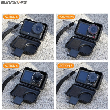 Sunnylife Protective Case with Lanyard for Shockproof Storage Box DJI Action 6 5 Pro 4 3 Cameras OveerUps
