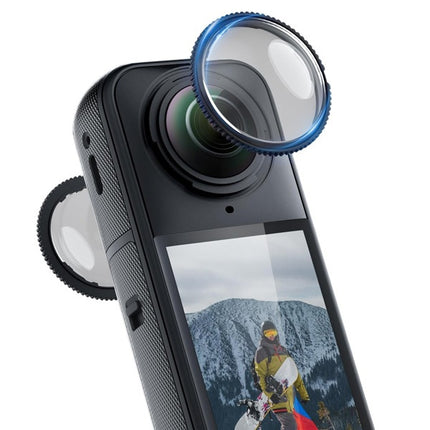 TELESIN Dual Lens Guard Dustproof Lens Cover Protection for Insta360 X5 Camera S5-FLT-39-TIS