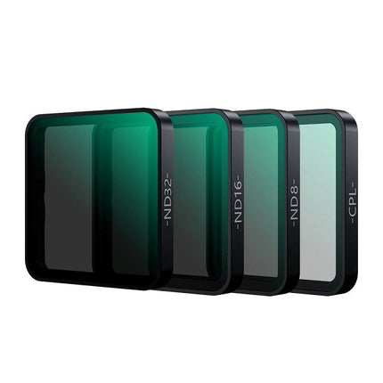 TELESIN CPL + ND8/16/32 Filter Set Aluminum Frame for Insta360 Ace Pro 2, Ace Pro S5-FLT-27-TIS