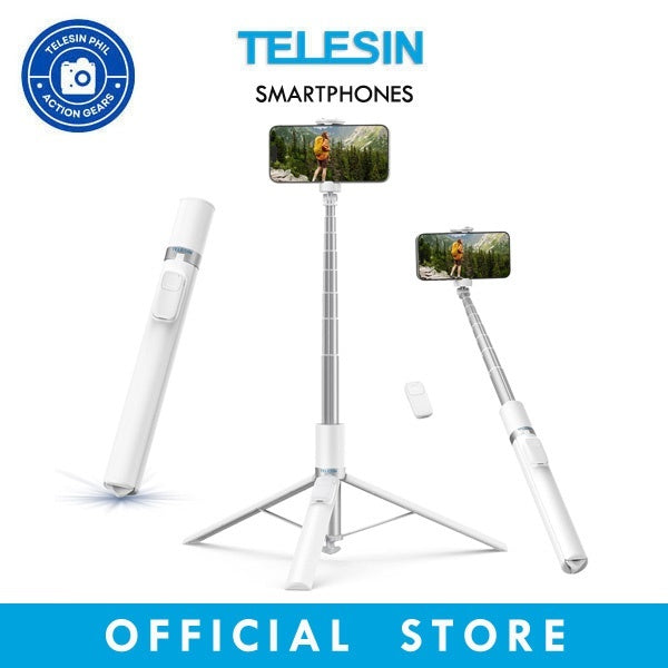 TELESIN 1.8m Gravity-Activate Extendable Selfie Stick Tripod w/ Remote Smartphone Devices P1-TSS-002