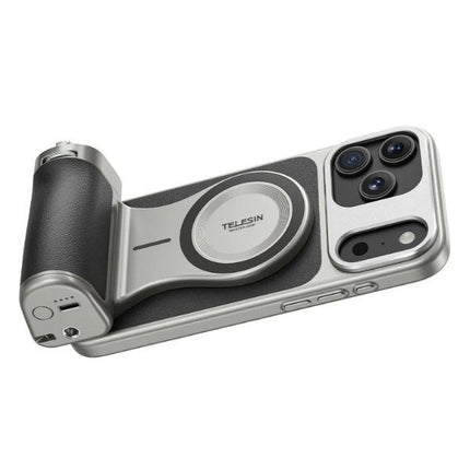 TELESIN Master Grip DSLR-Style Selfie Grip w/ Remote for iPhone17 ProMax P5-MCS-11-TIP Telesin