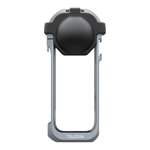 Telesin Aluminum Frame Cage Cold Shoe with Lens Cover for Insta360 X5 Camera S6-FMS-19-TIS Telesin