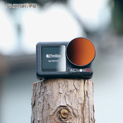 Sunnylife Aluminum Lens Filter CPL, ND, MCUV for DJI Osmo Action 5 Pro, 4, 3 Cameras OA5-FI901/OA5-FI934/OA5-FI904
