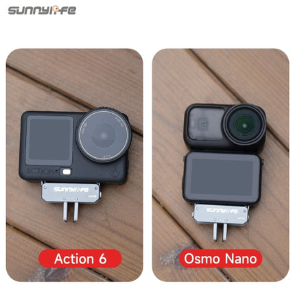 Sunnylife Dual-Direction Metal Magnetic Quick-Release Foldable Adapter for DJI Osmo Nano, Action 6 Cameras ON-AD108