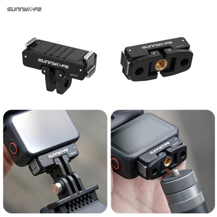 Sunnylife Magnetic Quick-Release Foldable Adapter for DJI Osmo Nano, Action 6 Cameras ON-AD107