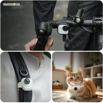 Sunnylife Expansion Band Strap Silicone Mount Wrist Backpack Holder for Insta360 GO Ultra Camera OveerUps