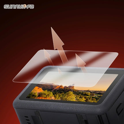 Sunnylife Tempered Glass Protector for DJI Osmo Action 6 Camera OA6-BHM127/OA6-BHM128