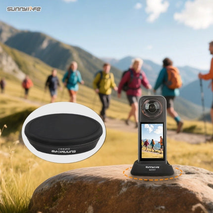 Sunnylife Silicone Stand Base Holder Desktop Car Mount for Insta360 X5 X4 Camera OveerUps