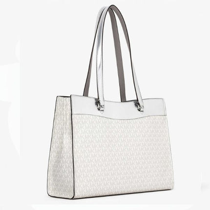 Michael Kors Jet Set Travel Large Saffiano Pocket Tote – Luxury Women’s Leather Tote Bag