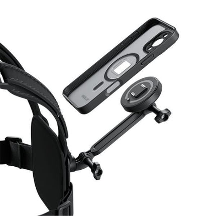 TELESIN MagSafe Chest Strap Dual-Lock Shock Adjustable Angle FOV for iPhone 16 Pro/Pro Max