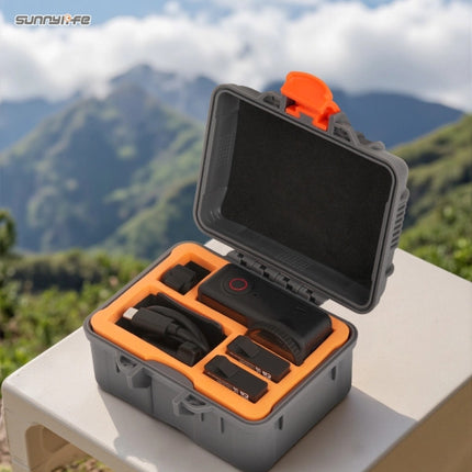 Sunnylife Mini Travel Case Waterproof Shockproof Hard Case for DJI Osmo Action 6 Camera OveerUps