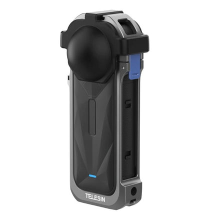 TELESIN Protective Frame Cage Cold Shoe Mount Full Body Case for Insta360 X5 Camera S6-FMS-19-TIS