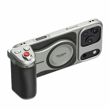 TELESIN Master Grip DSLR-Style Selfie Grip w/ Remote for iPhone17 ProMax P5-MCS-11-TIP Telesin