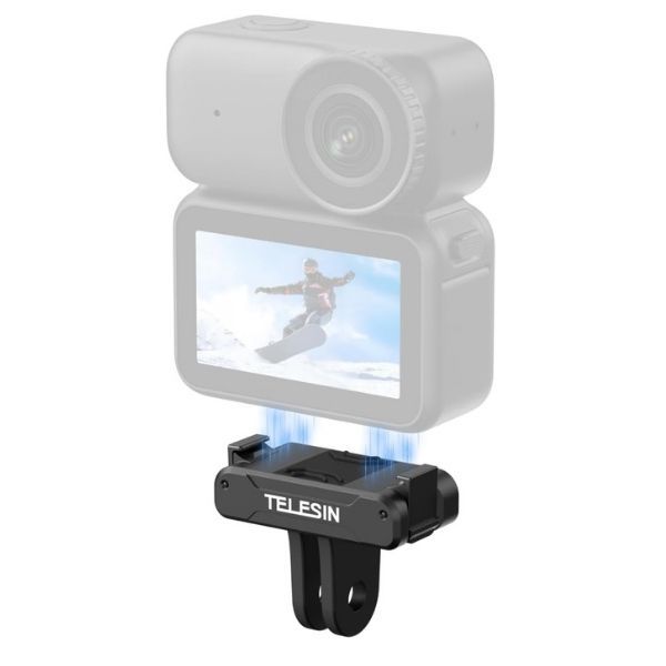 Telesin Magnetic Quick-Release Base Adapter for DJI Osmo Nano, Action 6 Cameras S7-JBK-25-TDJ Telesin