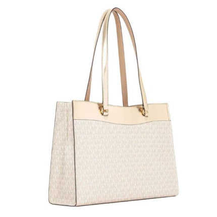 Michael Kors Jet Set Travel Large Saffiano Pocket Tote – Luxury Women’s Leather Tote Bag