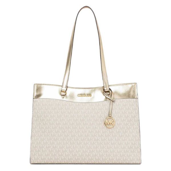 Michael Kors Jet Set Travel Large Saffiano Pocket Tote – Luxury Women’s Leather Tote Bag